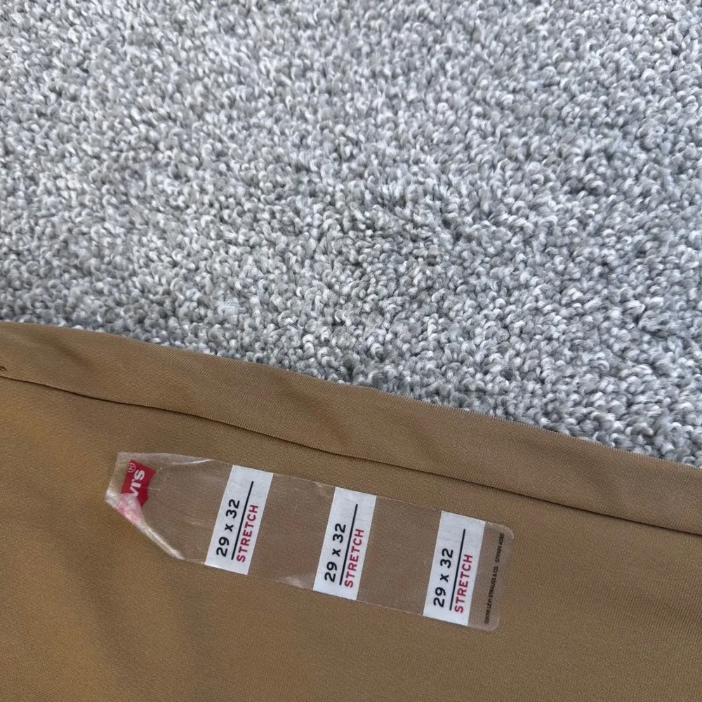 Levis 511 Slim Tech Pants Mens 29x32 Brown Stretch Quick Dry Casual Preppy NWT